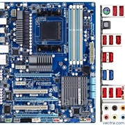 MB Gigabyte GA-990XA-UD3, sAM3+, 990FX/SB950, 4xDDR3, 3xPCIe16, USB3.0, 1394, ATX фото