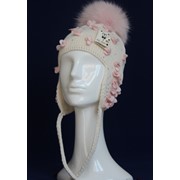 Итальянская розовая шапочка для девочки Цветы фотография