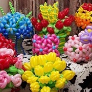 Цветы с шариков