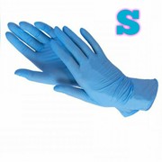 Перчатки нитриловые Nitrile S (голубые), 100 шт (50 пар) фотография