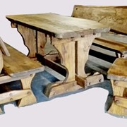 Набор Дубовой мебели «Семейный» (стол 2 скамьи сту