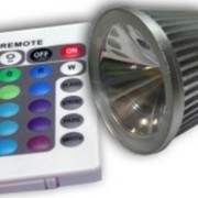 Лампа светодиодная MR16-5W (RGB)