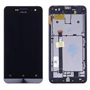 Дисплей для Asus Zenfone 5 T00J A500KL A500CG A501CG в сборе с тачскрином на рамке черный