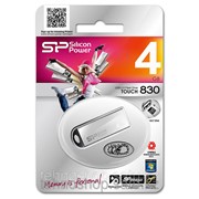 USB накопитель Silicon Power 4GB Touch 830 Silver фото