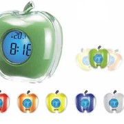 Будильник пластиковый яблоко 3 цвета 4,2.9,9.10 см фотография