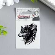 Татуировка на тело “Серый волк“ фото