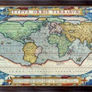 Картина Карта мира, Неизвестен фото