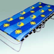 Ортопедическая детская раскладная кровать с холконовым матрасом КТР-1МК