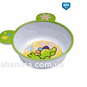Тарелка из меламина на присоске с ушками Canpol Babies фото