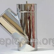 Тройник 45* нерж/нерж толщина 1,0мм ф130х200 фото