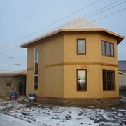 Строительство деревянно-каркасных домов. фото