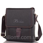 Мужская сумка-почтальонка из качественного кожезаменителя Bonis SHIM8082-black