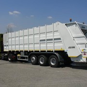 Транспортный мусоровоз серии SUPER спроектирован и предназначен для использования в системах двухэтапного сбора и вывоза отходов. фото