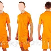 Футбольная форма подростковая New game(р-р M-XL, рост 135-165 см, оранжевый) фото