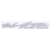 Шильдик металлопластик SW “BLITZ Motor Sports“ Серый 150*20мм (наклейка) фото