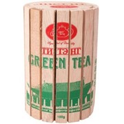 Чай весовой зеленый Ти Тэнг Green Tea в круглой деревянной коробке, 100 г 4791005403823 фотография