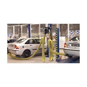 Системы рельсовые вытяжные для гаражей и СТО фотография