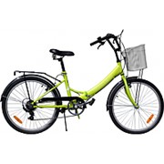 Велосипед Torrent Discоvery 7 Зеленый+корзина фото