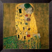 Картина Поцелуй, Густав Климт фотография