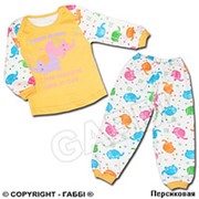 Пижама для мальчика или девочки Слоники р74, 80 фото