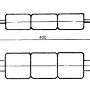 Распорка глухая утяжеленная РУ-2/4-400 фото