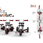 Велобалансир-велосипед-трансформер Y-BIKE Evolve Trike white red