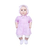 Кукла Сан Бэби Д001П  - Девочка платье х/б розовый