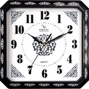 Часы настенные “Вега“ П4-6522/6-27 Классика в черном с печатью фотография