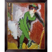 Картина Женщина в зеленом трико, Донген, Кеес ван фотография