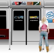 Размещение рекламы на станциях метрополитена, Реклама в метро Санкт-Петербурга фото