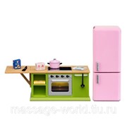 Lundby Мебель для домика Смоланд Кухонный набор с холодильником фото