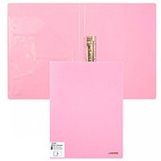 Папка с боковым прижимом deVente “Pastel“ А4, 650 мкм, внутр. карман, розовая, 3110802 фото