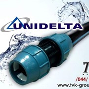 Компрессионные (зажимные) фитинги Unidelta для ПЭ труб