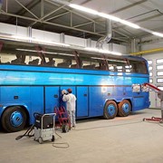 Услуги по ремонту кузовов автобусов всех типов фото