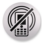 Настенная "Не разговаривать по телефону", 85 мм, 172244
