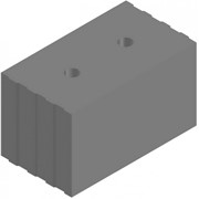 Блок силикатный пазогребневый для наружных стен 498*248*249 мм