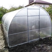 Теплица с поликарбонатом 3*2,1*10 м (0,65 м шаг дуги / 3 листа ПК 3,7 мм) АГРО фото