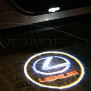 Подсветка двери LEXUS с логотипом в штатное место LED