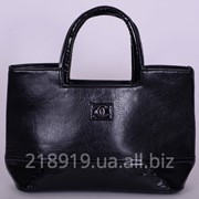 Женская сумка Лодочка черная оп38 фотография