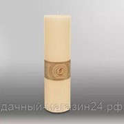 Свеча ХК декоративная Цилиндр d-42mm h-24mm вес-30гр,ароматиз,с подсвечн,подарочн упак, цена2шт фотография
