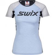 Футболка SWIX Motion Tech Wool жен. нежно-голубой фотография