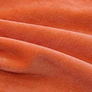 Ткань велюр стрейч, ярко-оранжевый