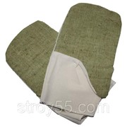 Рукавицы х/б с брезентовым наладонником// Россия фото