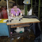 Установка для сшивания кусков трикотажного меха фото