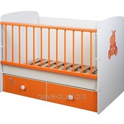 Кровать, манеж деревянный Glamvers MAGIC 0 - 4 года Оранжевая фото