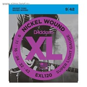 Струны для электрогитары EXL120 XL NICKEL WOUND Super Light 9-42 фото
