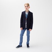 Пиджак для мальчика, цвет тёмно-синий, рост 152 см (72)