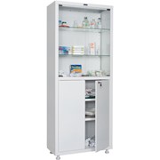 Шкаф медицинский двустворчатый (стекло, металл) Hilfe MD 2 1670/SG