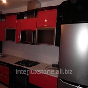 Гарнитур Кухонный с фасадами из МДФ в металлическом профиле