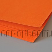 Дизайнерский картон оранжевый КК17 210г/В2(500х707мм) 1 лист 570857 фотография